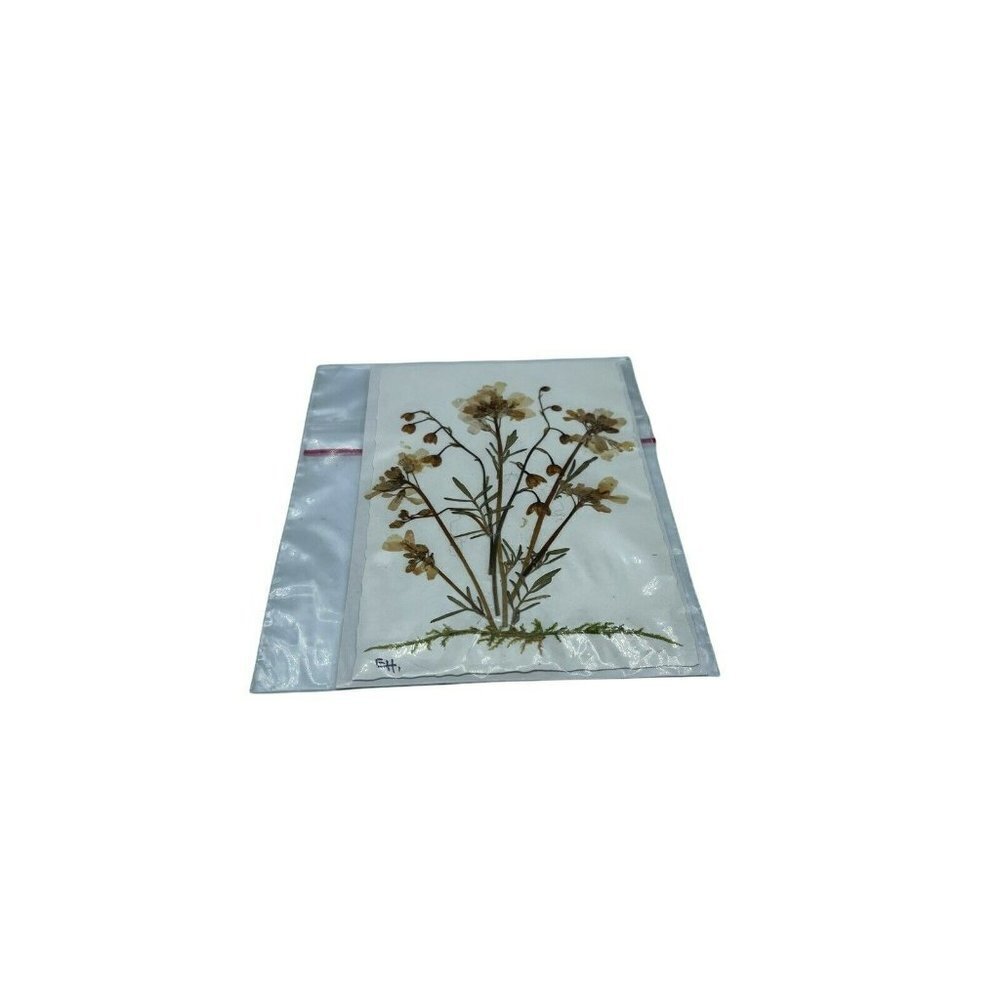 Vintage Danish Floral Greeting Card Blank Earthtones Sealed Denmark